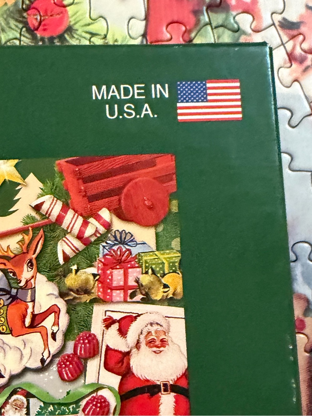 Vermont Christmas Vintage Christmas 1000 Piece Jigsaw Puzzle - Picture 5 of 14